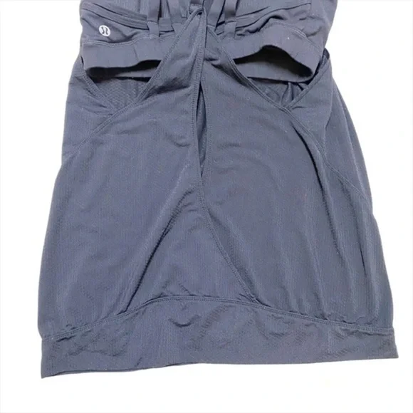 Lululemon black tank top with built in padded bra - Picture 4 of 6